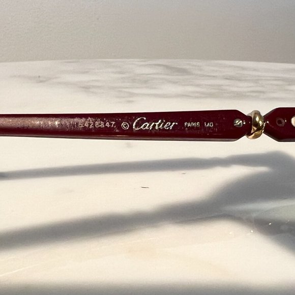 Cartier Glasses Eyeglasses Frames Trinity Melanie - Picture 5 of 8